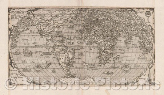 Historic Map - Paulus de furlanis Veronensis opus hoc exmi Cosmographi Dni Iacobi gastaldi Pedomontani, 1560, Paolo Forlani v1