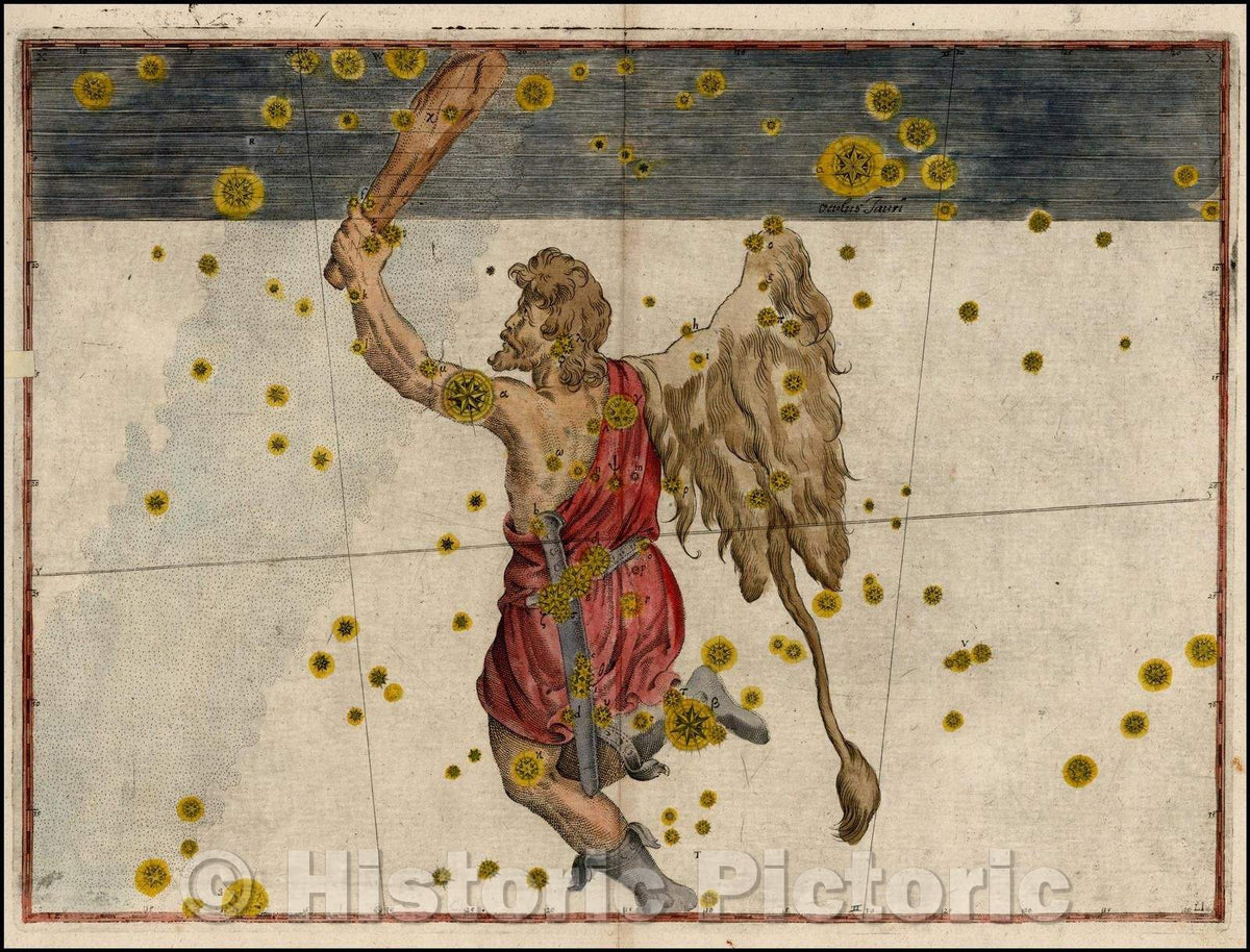 Historic Map - Orion, 1624, Johann Bayer v1