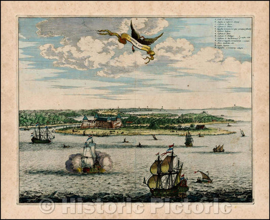 Historic Map - Sinus Omnium Sanctoru, 1671, John Ogilby v1