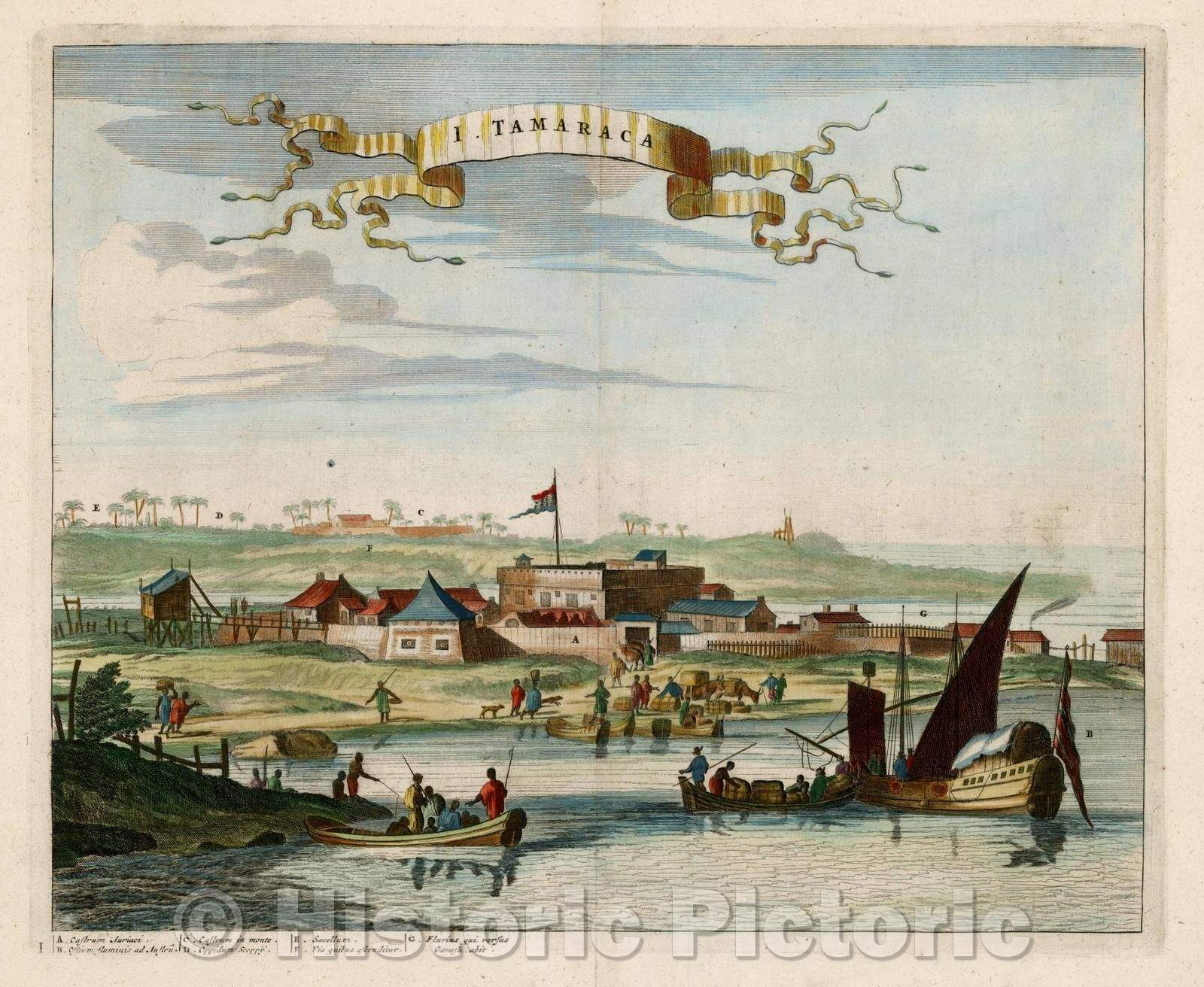 Historic Map - I. Tamaraca, 1671, John Ogilby v2