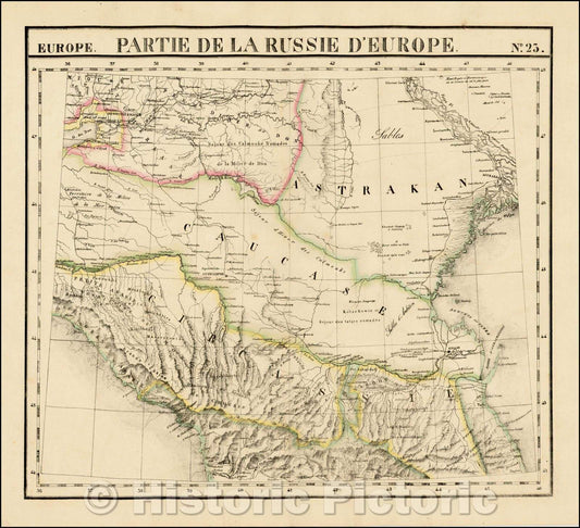 Historic Map - Europam, Sive Celticam Veterem/Oretlius' Map of the Celtic Empire, from Ortelius' Theatrum Orbis Terraum, 1570, 1825 v1