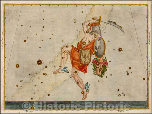 Historic Map - Perseus, 1624, Johann Bayer v2