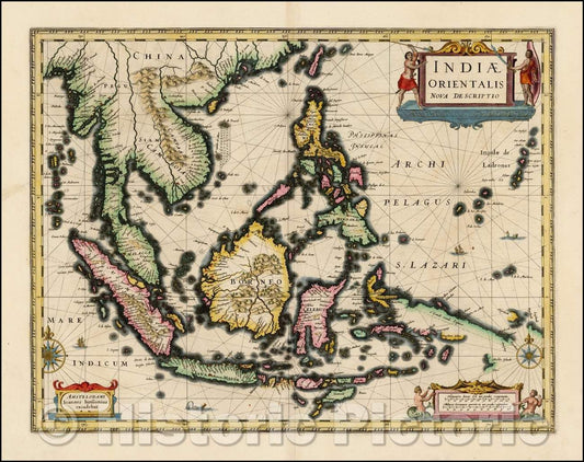 Historic Map - Indiae Orientalis Nova Descriptio, 1630, Jan Jansson v2