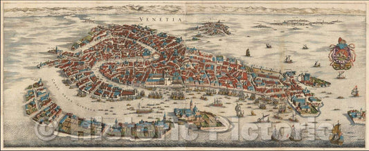 Historic Map - Venetia, 1660, Frederick De Wit v2
