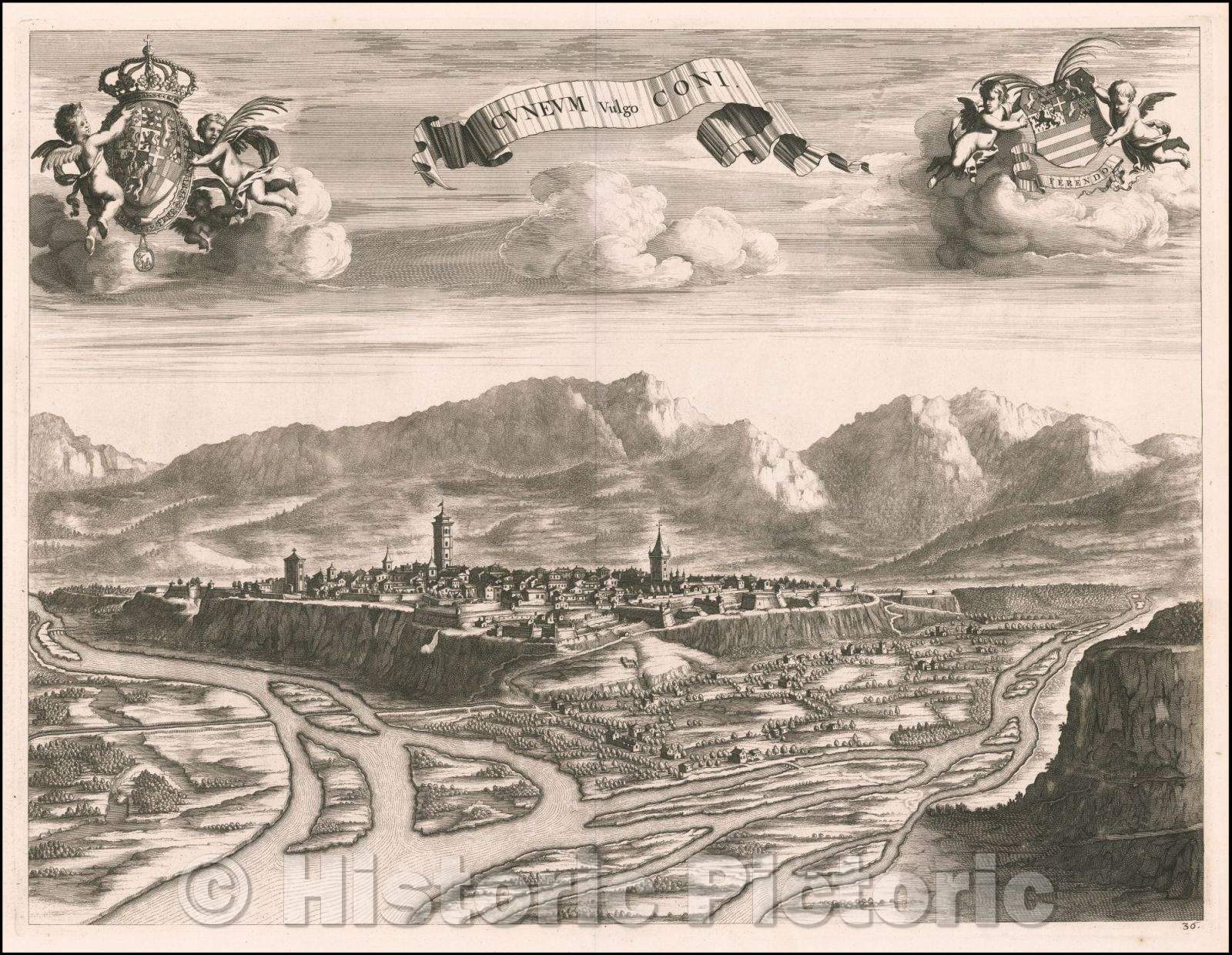 Historic Map - Cuneum, 1688, Johannes et Cornelis Blaeu v2