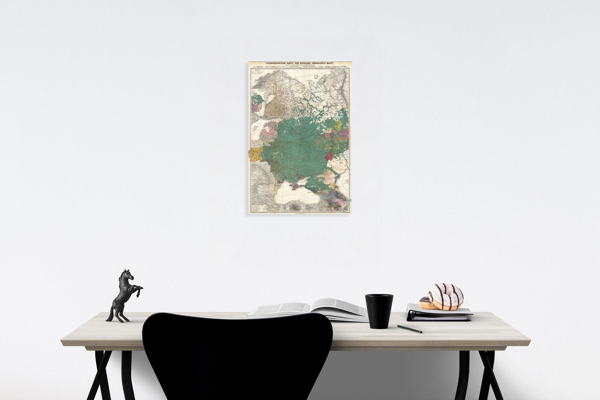 Historic Map : Sheets Nordliches Blatt und Sudliches Blatt, 1878, Vintage Wall Decor