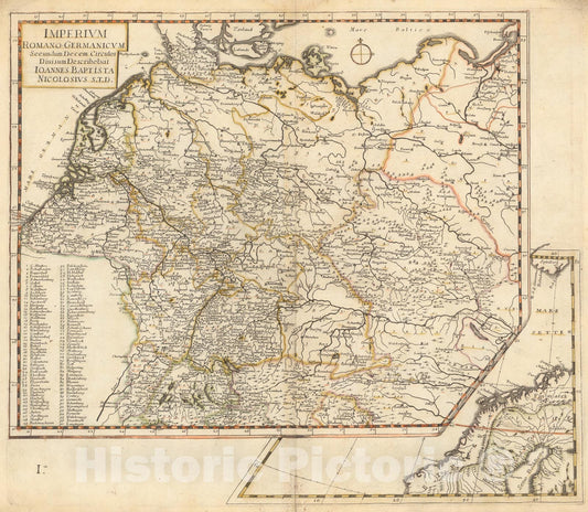 Historic Map : Europam Et Asiae Partem Sie describere Conabar, 1660, v1, Vintage Wall Decor