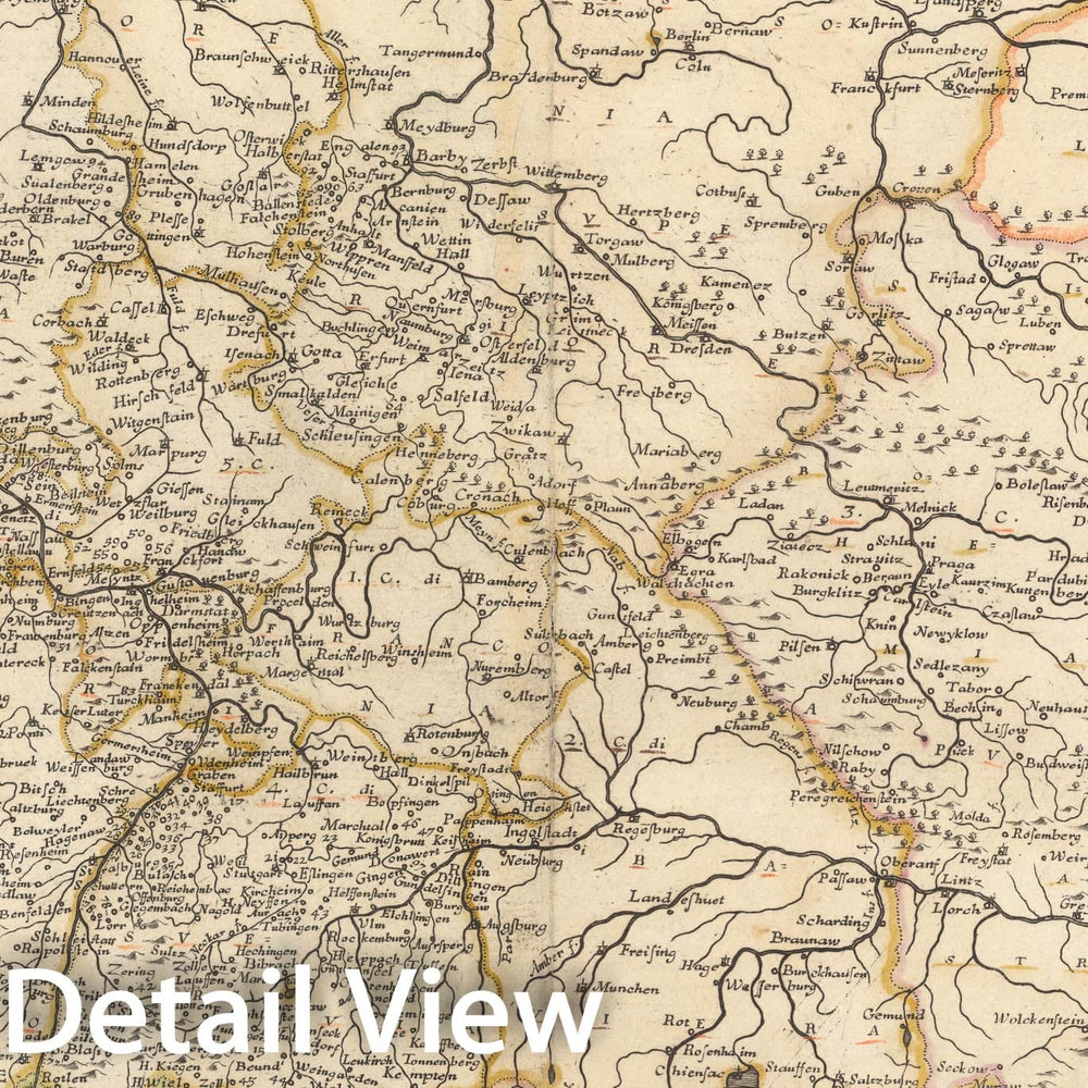 Historic Map : Europam Et Asiae Partem Sie describere Conabar, 1660, v1, Vintage Wall Decor