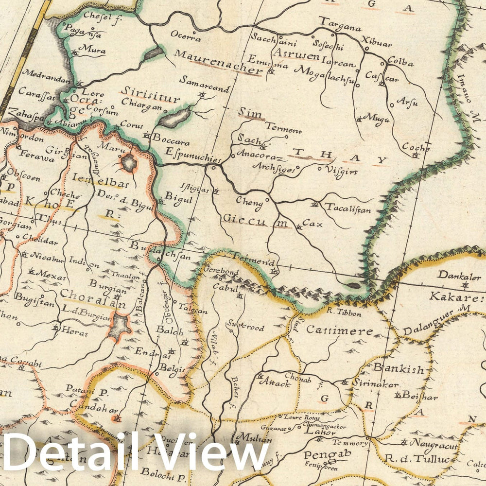 Historic Map : Asia Ex Conatibus Geographicis, 1660, v1, Vintage Wall Decor