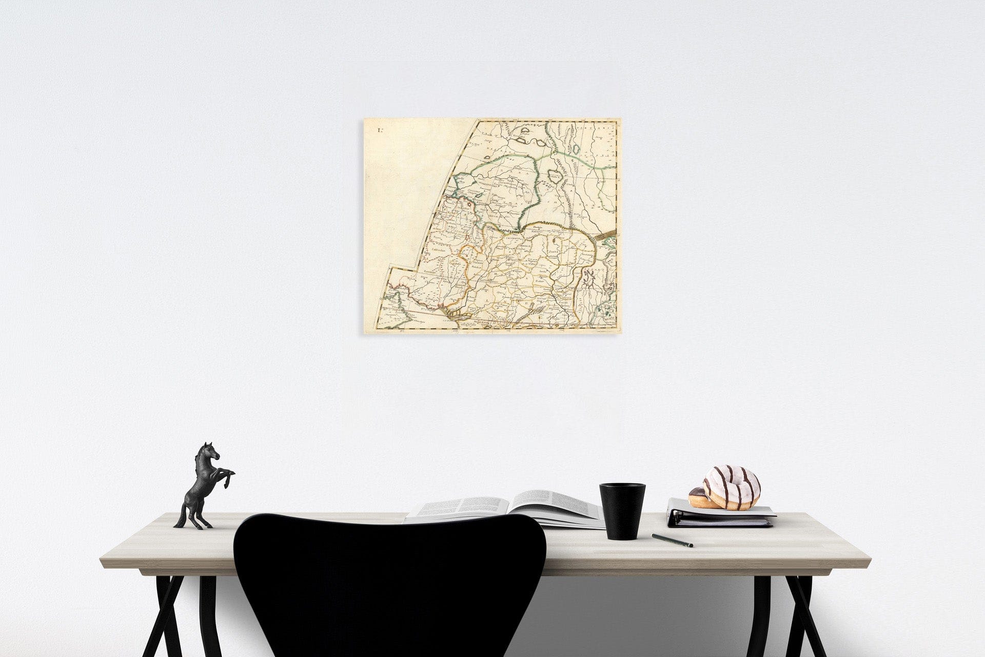 Historic Map : Asia Ex Conatibus Geographicis, 1660, v1, Vintage Wall Decor