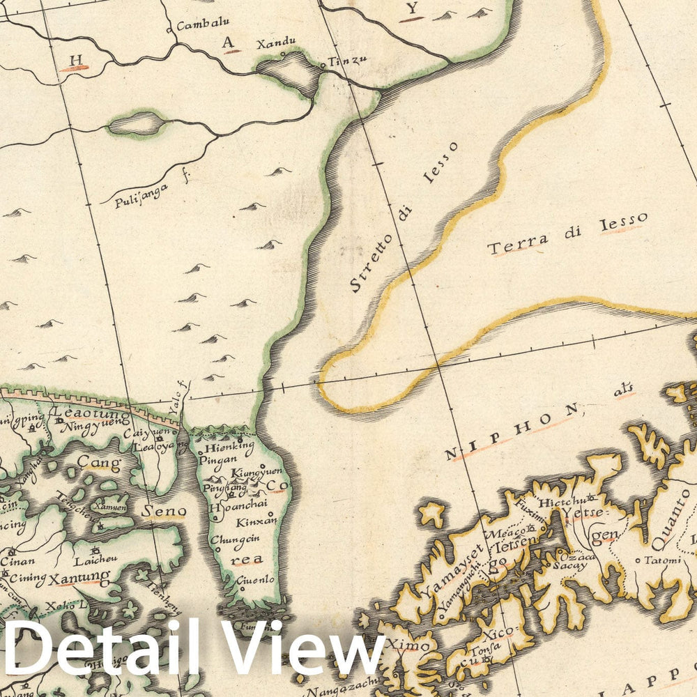 Historic Map : Asia Ex Conatibus Geographicis, 1660, v2, Vintage Wall Decor