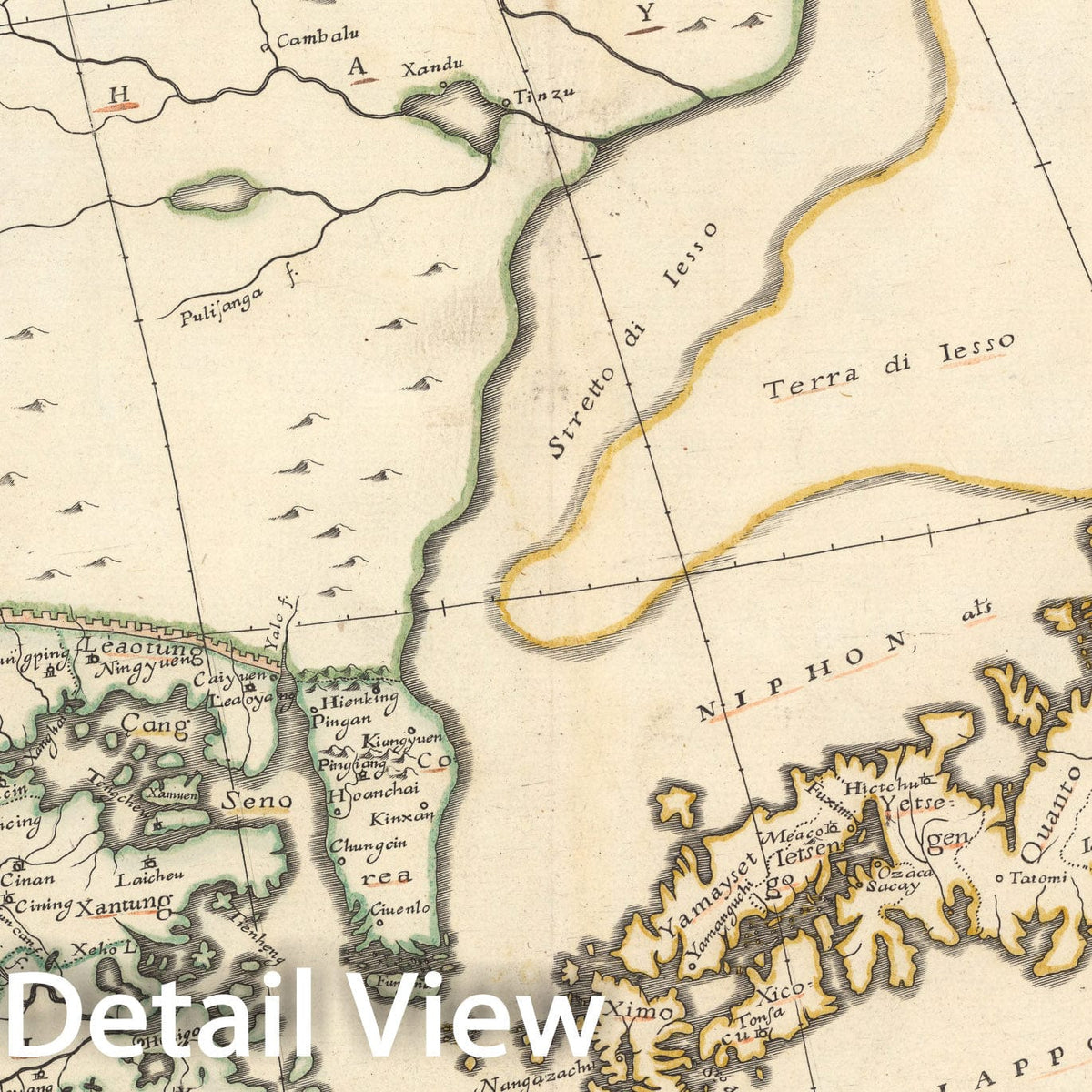 Historic Map : Asia Ex Conatibus Geographicis, 1660, v2, Vintage Wall Decor