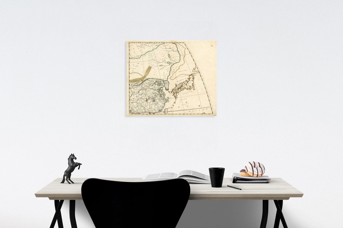 Historic Map : Asia Ex Conatibus Geographicis, 1660, v2, Vintage Wall Decor
