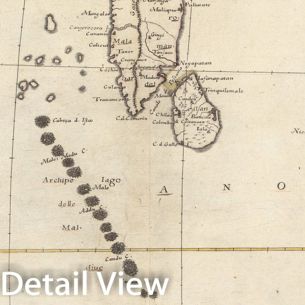 Historic Map : Asia Ex Conatibus Geographicis, 1660, v3, Vintage Wall Decor