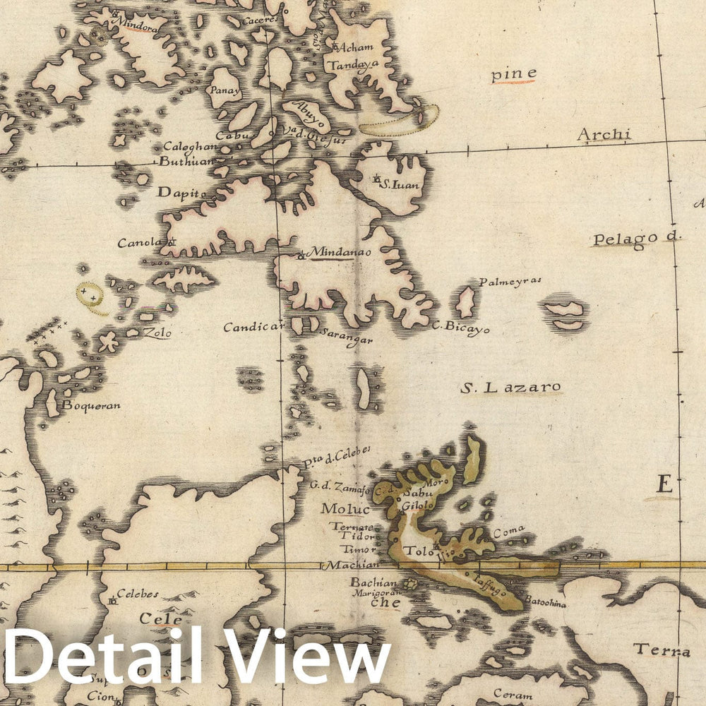 Historic Map : Asia Ex Conatibus Geographicis, 1660, v4, Vintage Wall Decor