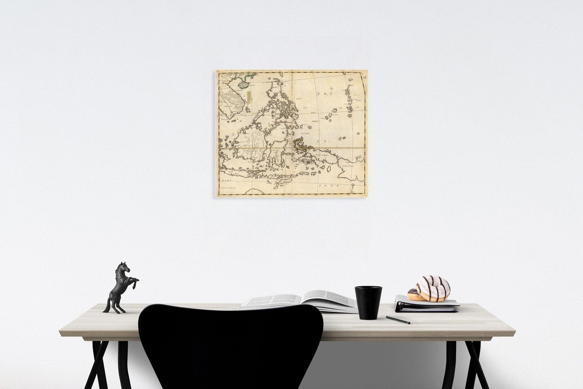 Historic Map : Asia Ex Conatibus Geographicis, 1660, v4, Vintage Wall Decor