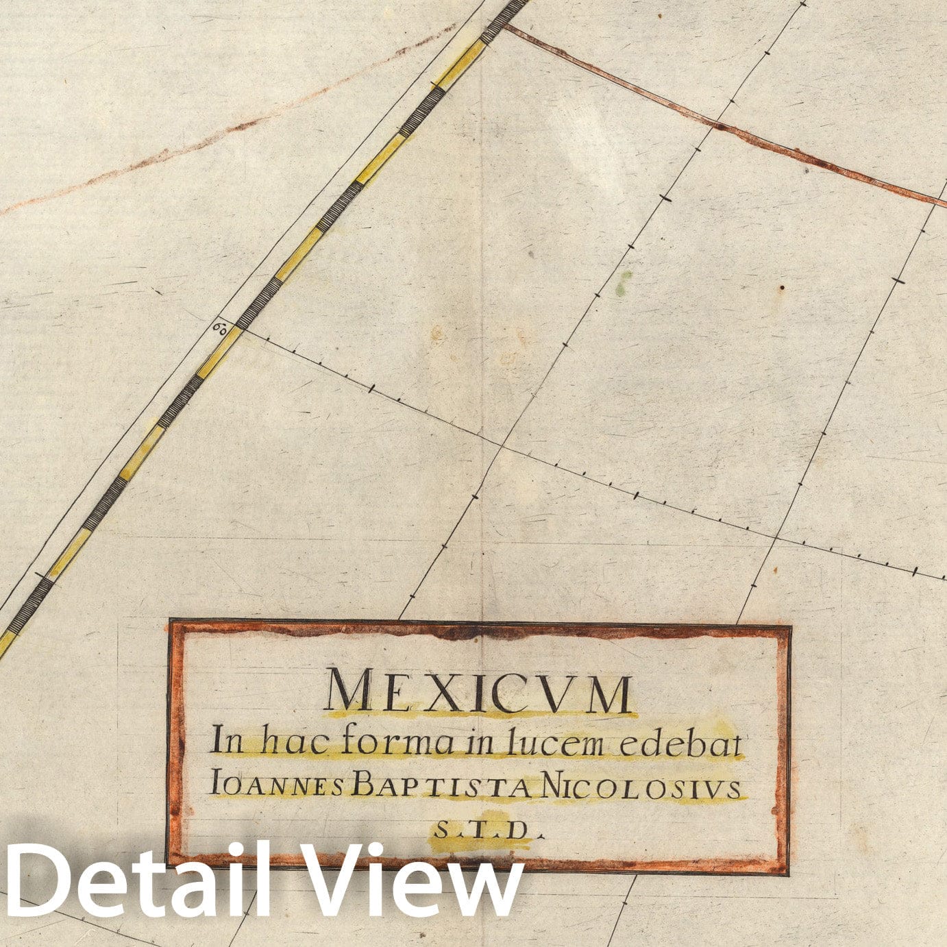 Historic Map : Mexicum In hac forma in lucem edebat., 1660, v1, Vintage Wall Decor