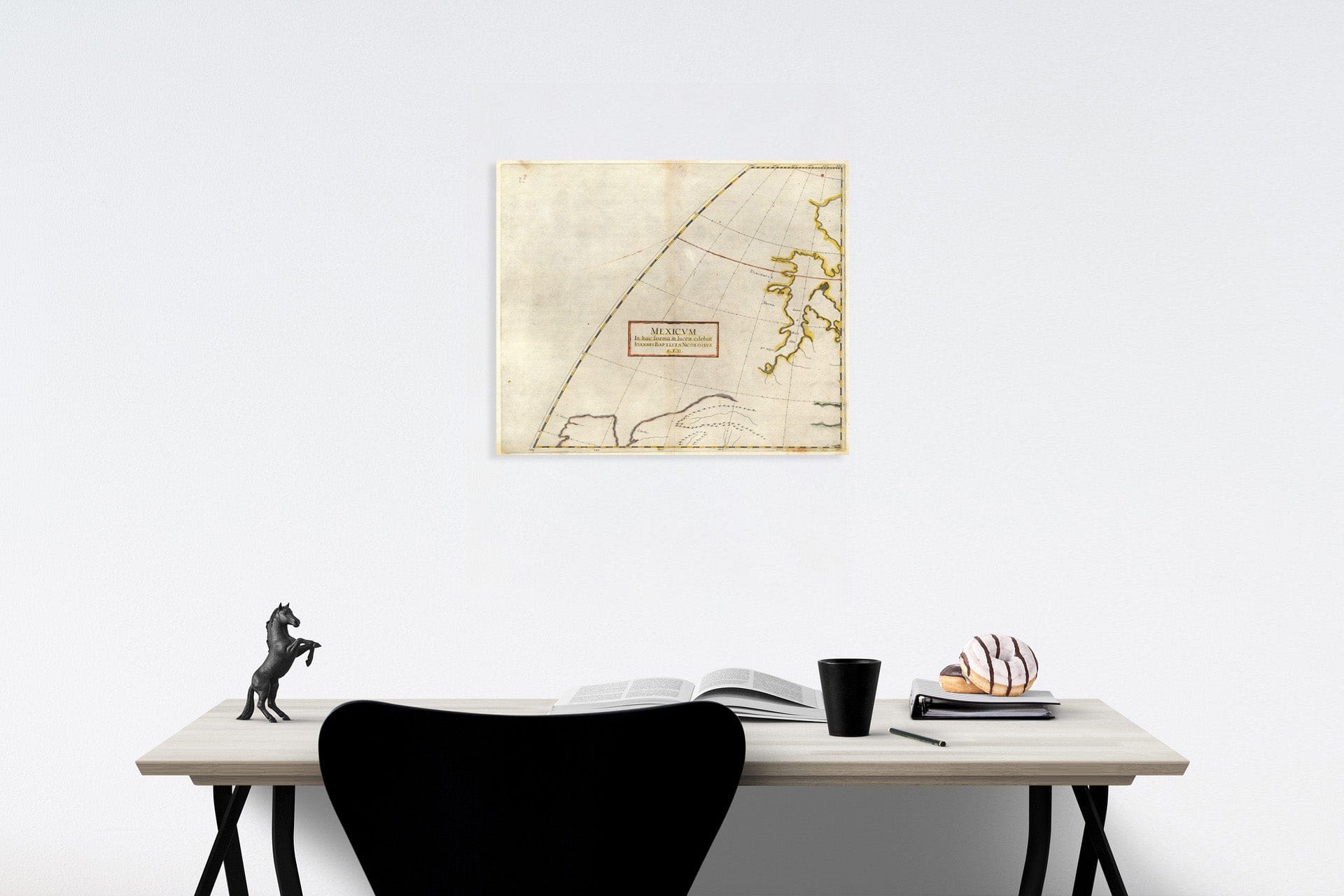 Historic Map : Mexicum In hac forma in lucem edebat., 1660, v1, Vintage Wall Decor