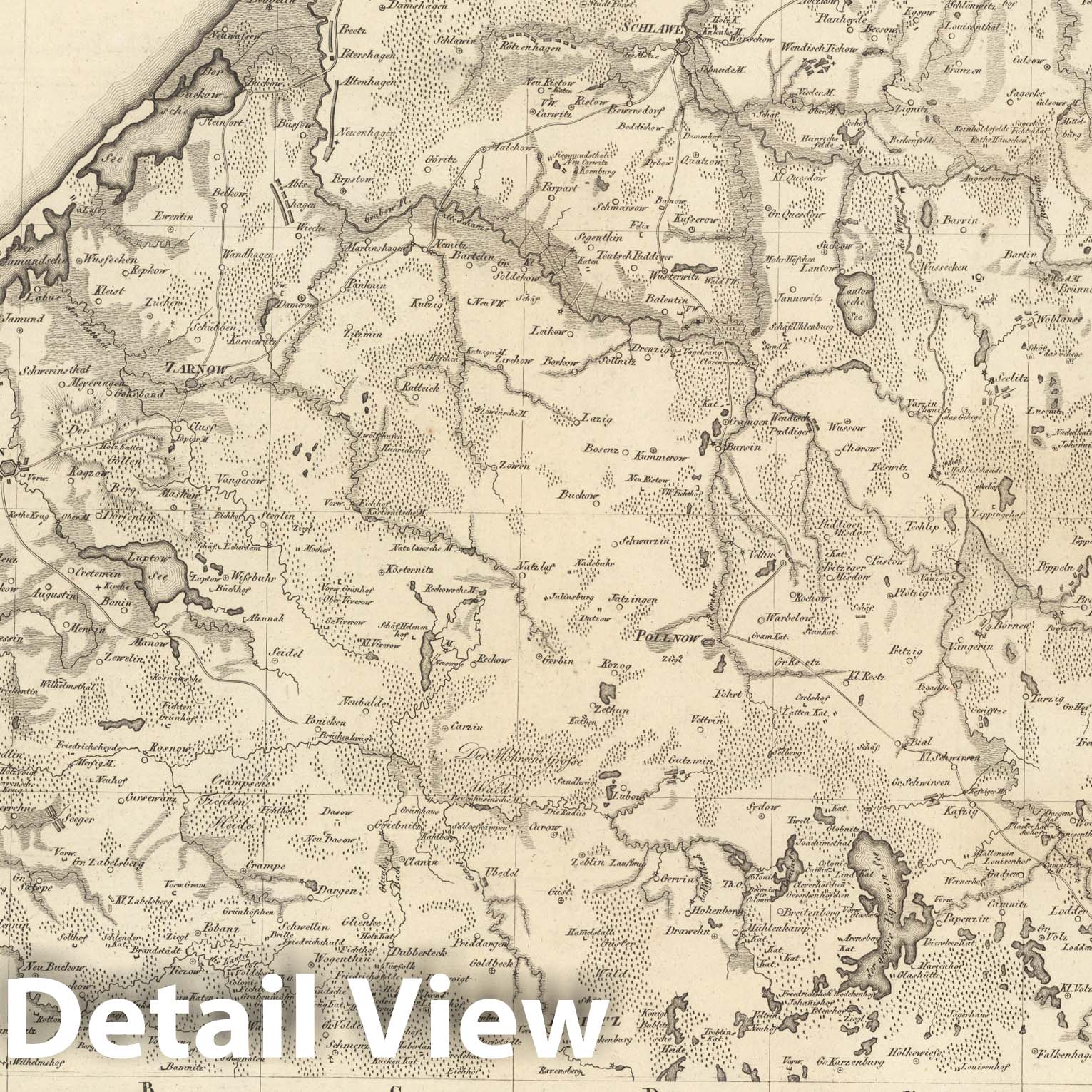 Historic Map : Sect. 12. Theil von Pommern = Partie de la Pomeranie, 1813, Vintage Wall Decor