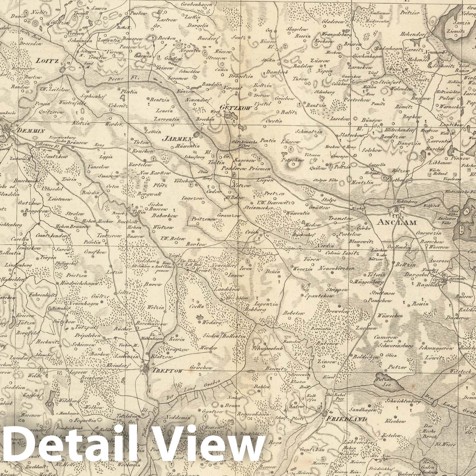 Historic Map : Sect. 20. Theil von Pommern = Partie de la Pomeranie, 1813, Vintage Wall Decor