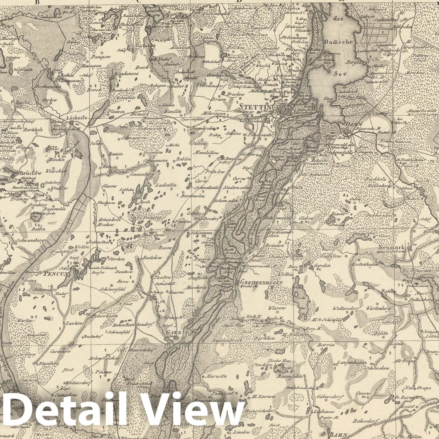 Historic Map : Sect. 31. Theil von Pommern = Partie de la Pomeranie, 1813, Vintage Wall Decor