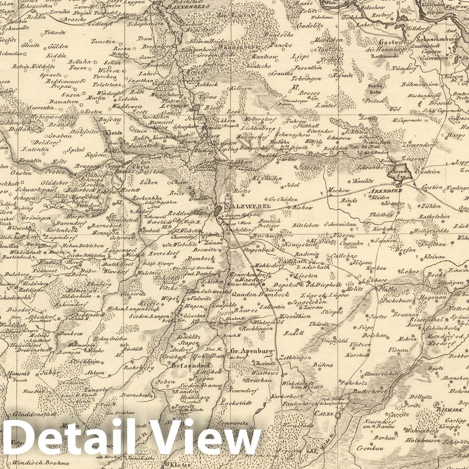Historic Map : Sect. 38. Theil vom Konigrch. Westphalen = Partie du Royme. de Westphalie, 1813, Vintage Wall Decor