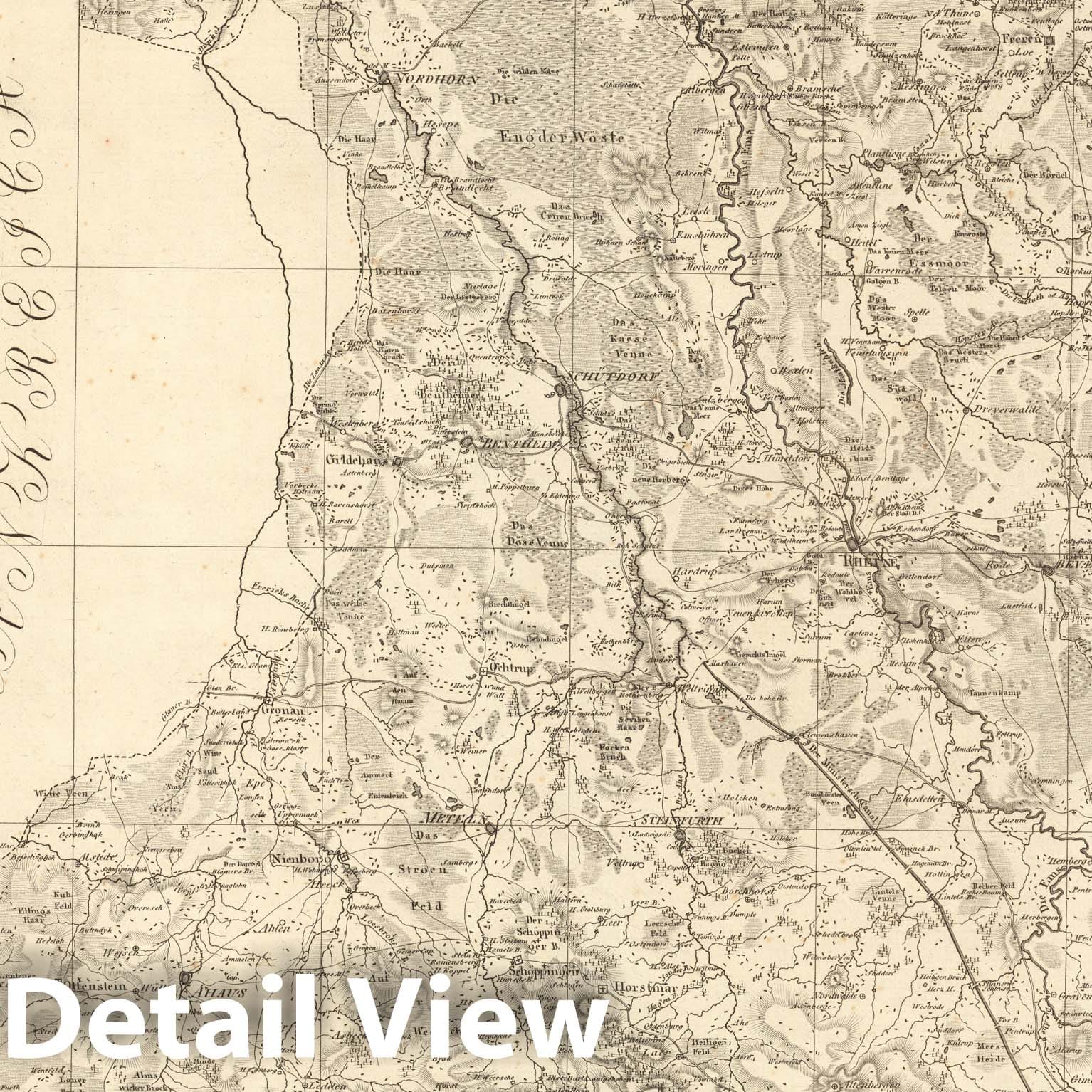 Historic Map : Sect. 44. Theil von Frankreich = Partie de l'Empire Francaise, 1813, Vintage Wall Decor