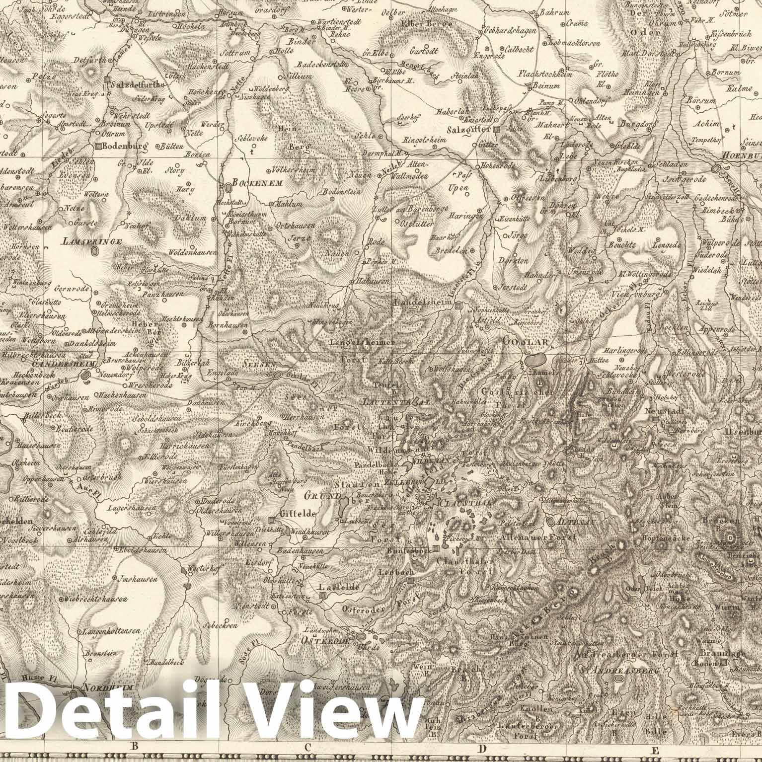 Historic Map : Sect. 57. Theil des Konigreichs Westphalen. = Partie du Royaume de Westphalie, 1813, Vintage Wall Decor