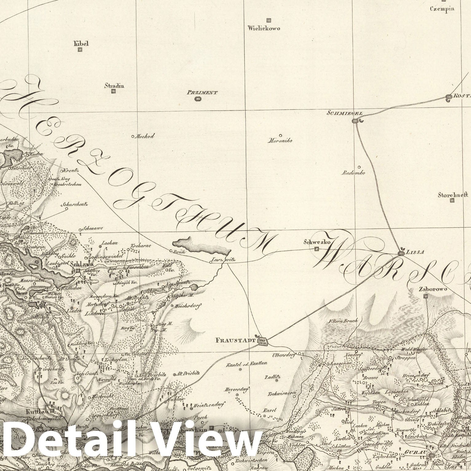 Historic Map : Sect. 63. Theil von Schlesien. = Partie de la Silesie, 1813, Vintage Wall Decor