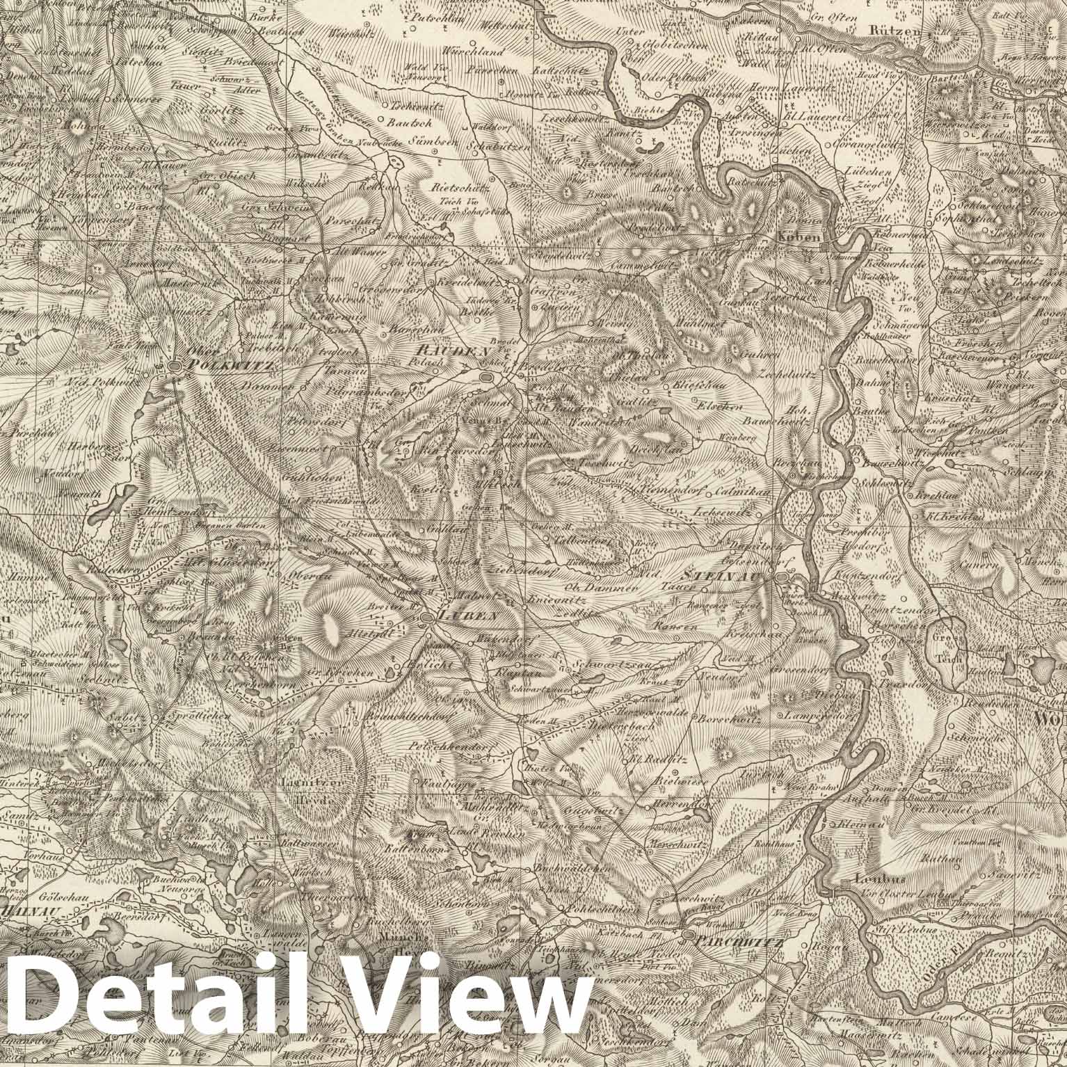Historic Map : Sect. 74. Theil von Schlesien. = Partie de la Silesie, 1813, Vintage Wall Decor