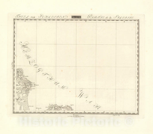 Historic Map : Sect. 76. Theil von Schlesien. = Partie de la Silesie, 1813, Vintage Wall Decor