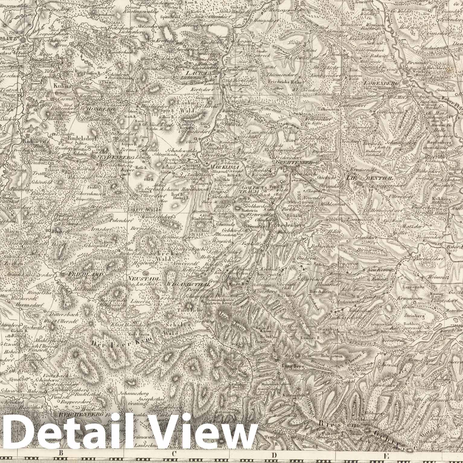 Historic Map : Sect. 86. Theil von Schlesien. = Partie de la Silesie, 1813, Vintage Wall Decor