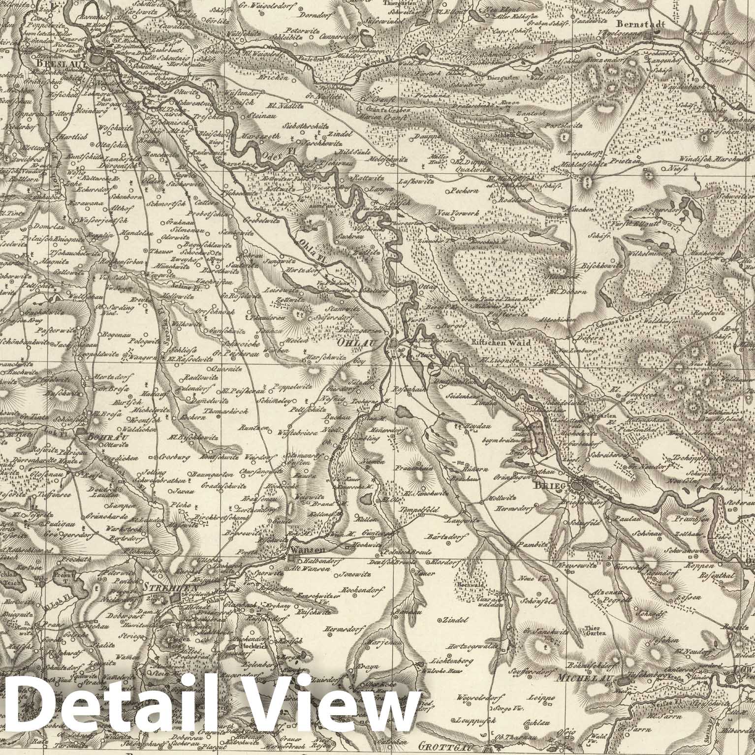 Historic Map : Sect. 87. Theil von Schlesien. = Partie de la Silesie, 1813, v2, Vintage Wall Decor
