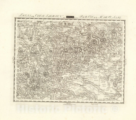 Historic Map : Sect. 97. Theil von Obersachsen. = Partie de la Haute-Saxe, 1813, Vintage Wall Decor