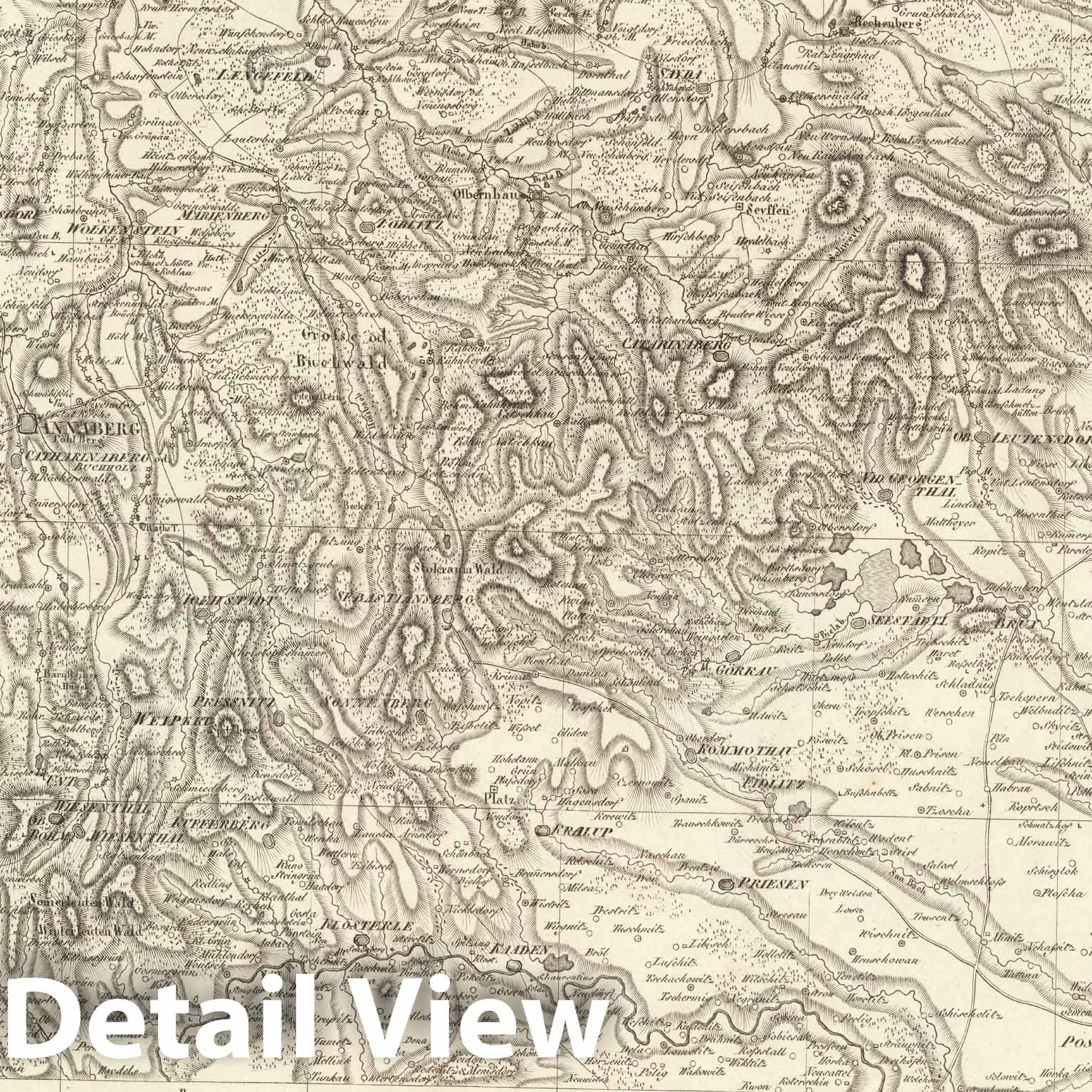 Historic Map : Sect. 97. Theil von Obersachsen. = Partie de la Haute-Saxe, 1813, Vintage Wall Decor