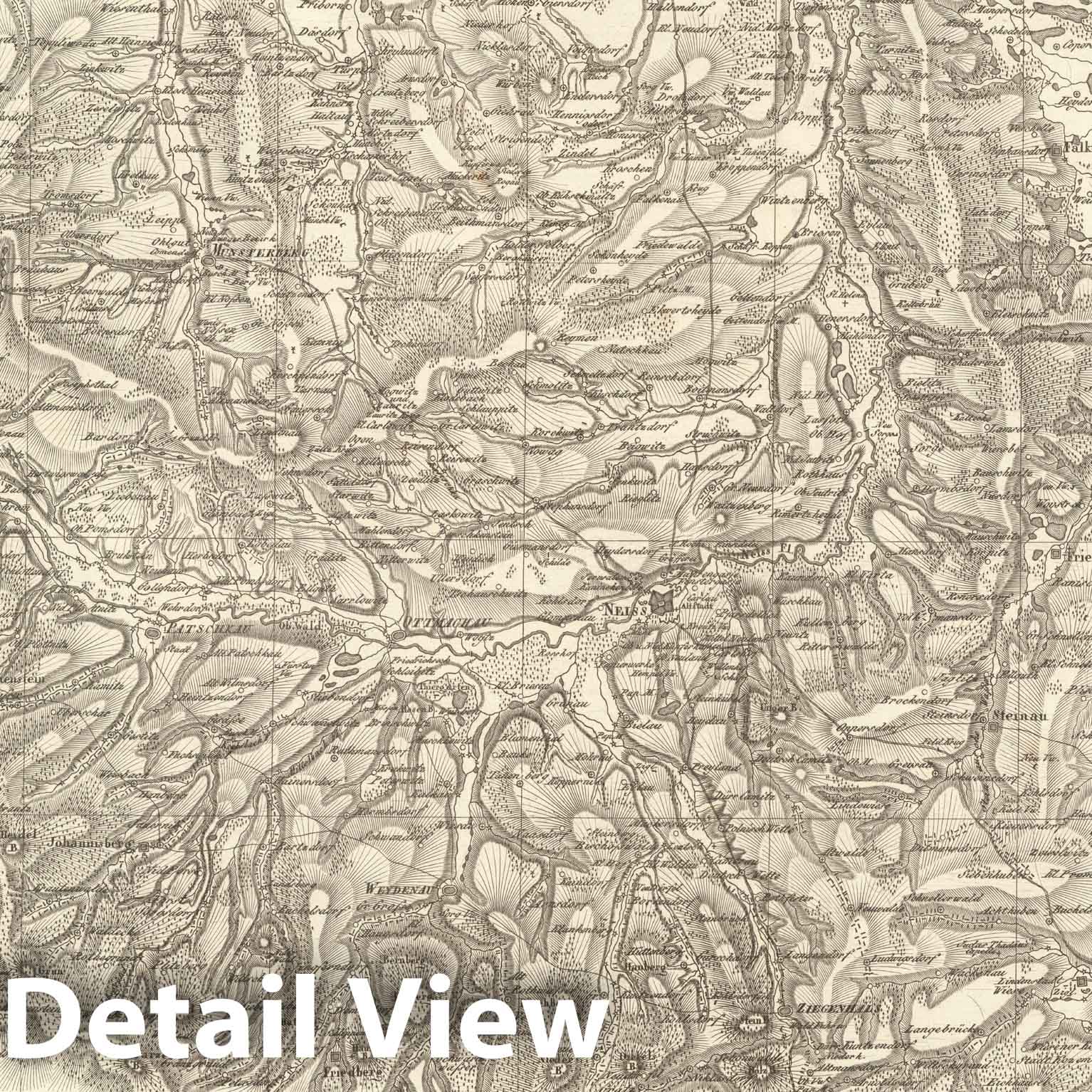 Historic Map : Sect. 101. Theil von Schlesien. = Partie de la Silesie, 1813, Vintage Wall Decor