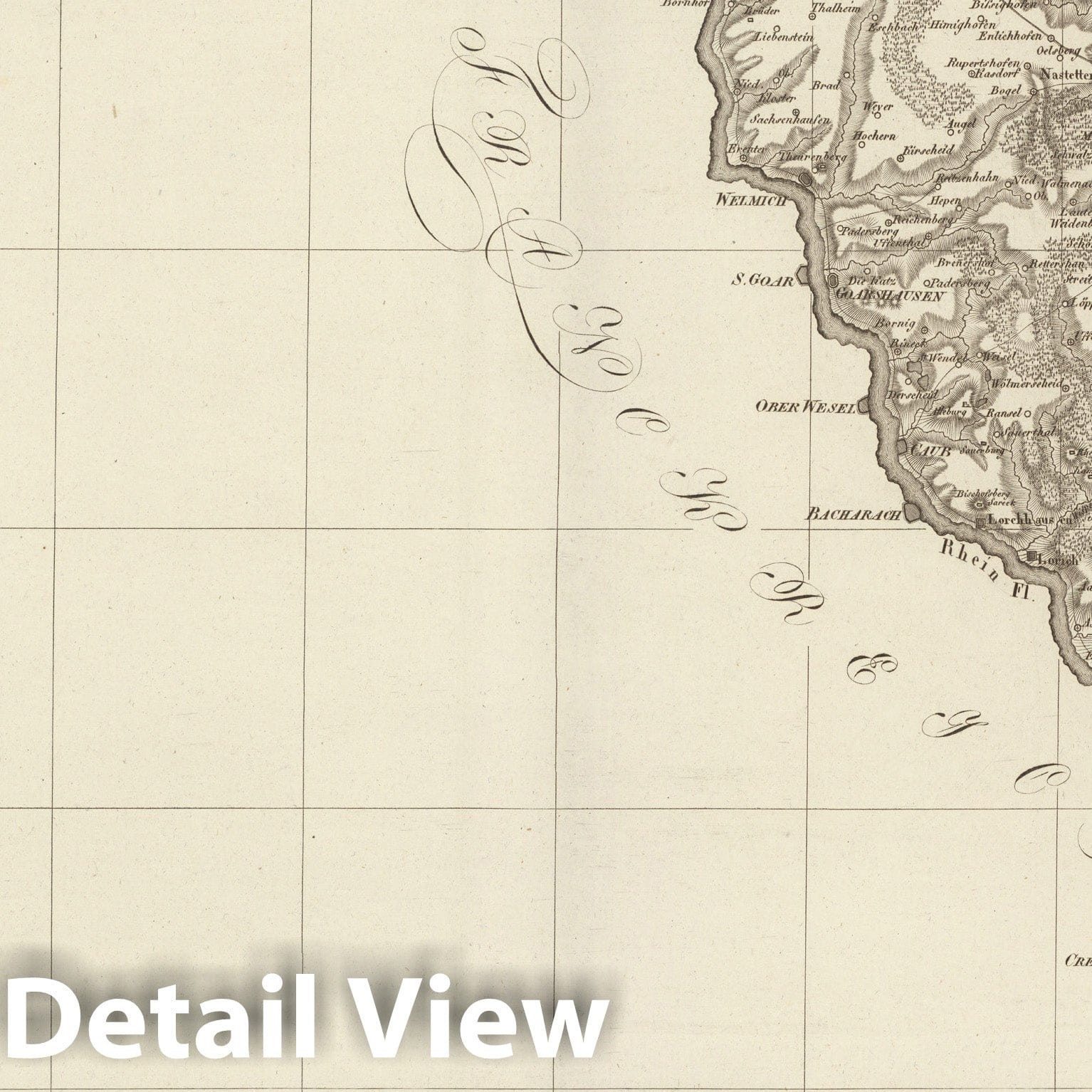 Historic Map : Sect. 105. Theil von Nassau. = Partie de Nassau, 1813, Vintage Wall Decor