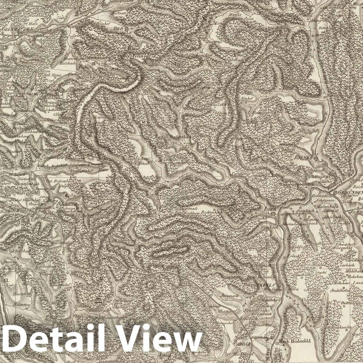 Historic Map : Sect. 107. Theil von Frankfurt = Partie de Frankfor, 1813, Vintage Wall Decor