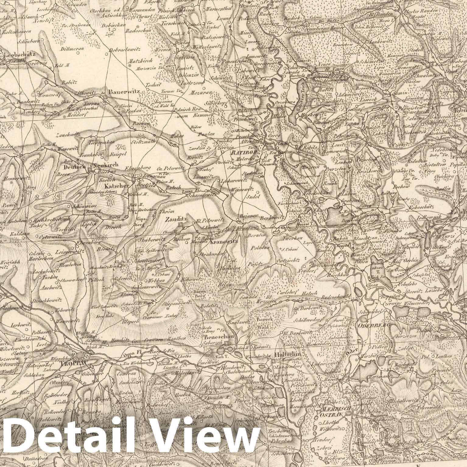 Historic Map : Sect. 116. Theil von Schlesien. = Partie de la Silesie, 1813, Vintage Wall Decor