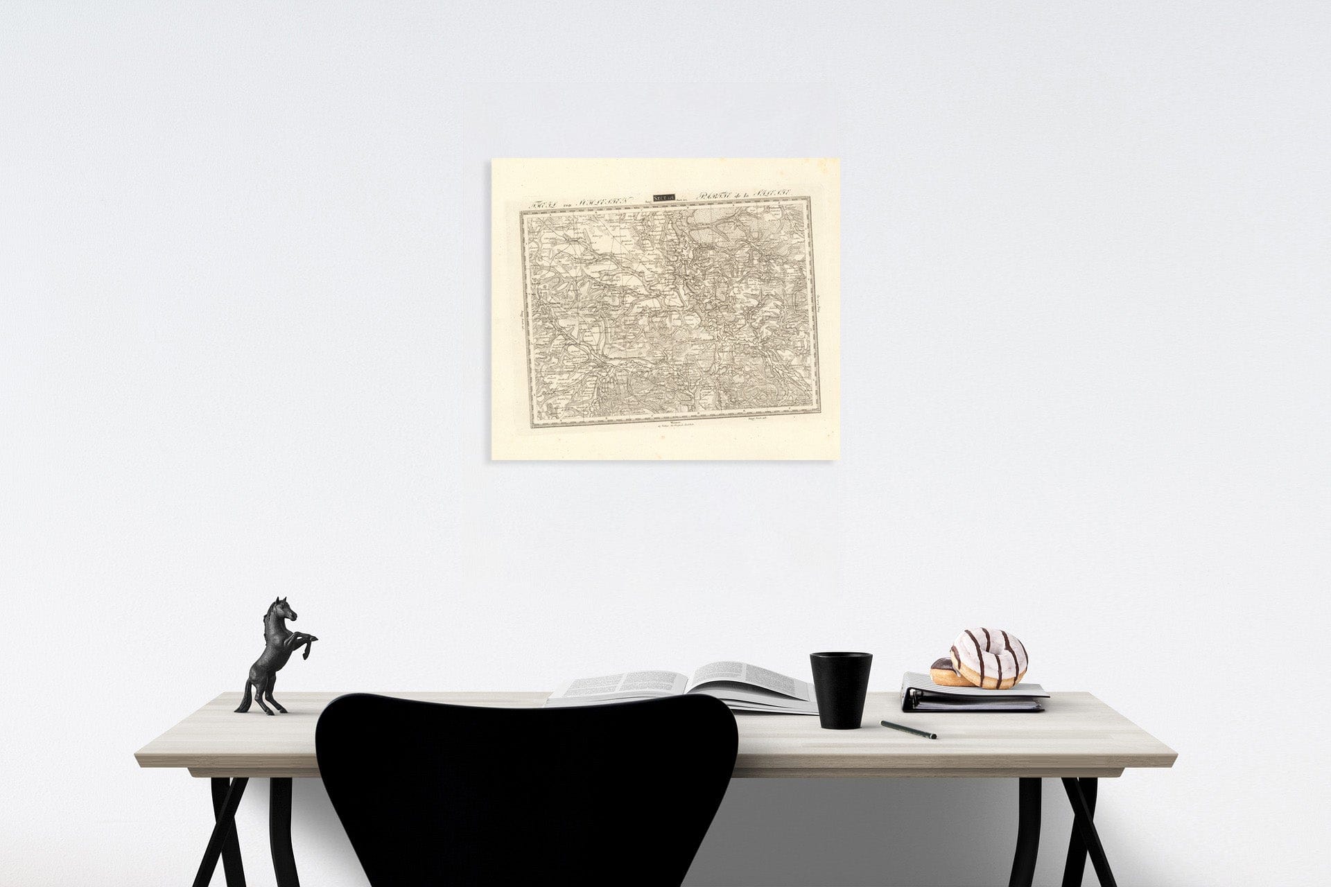 Historic Map : Sect. 116. Theil von Schlesien. = Partie de la Silesie, 1813, Vintage Wall Decor