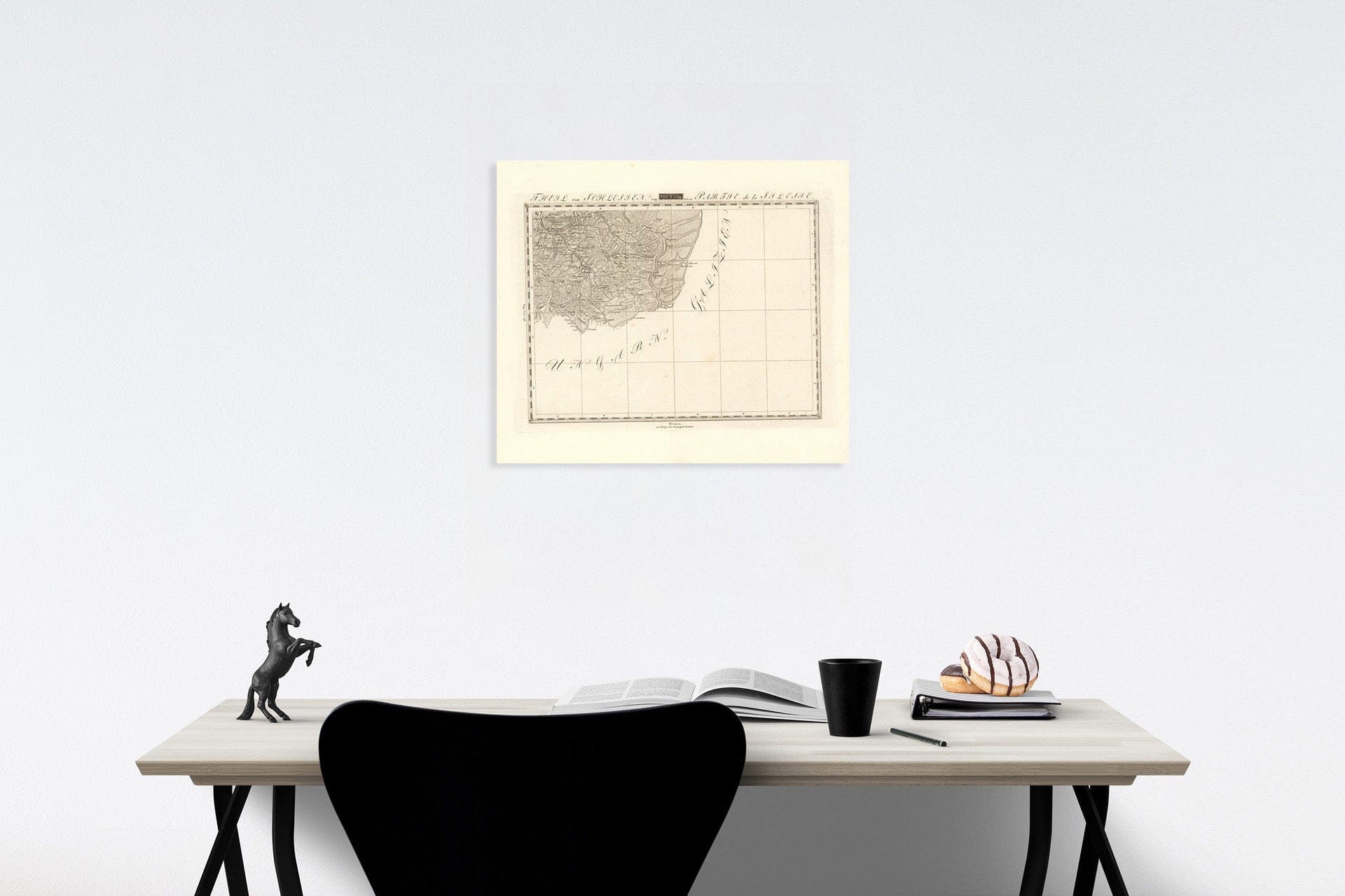 Historic Map : Sect. 129. Theil von Schlesien = Partie de la Silesie, 1813, Vintage Wall Decor