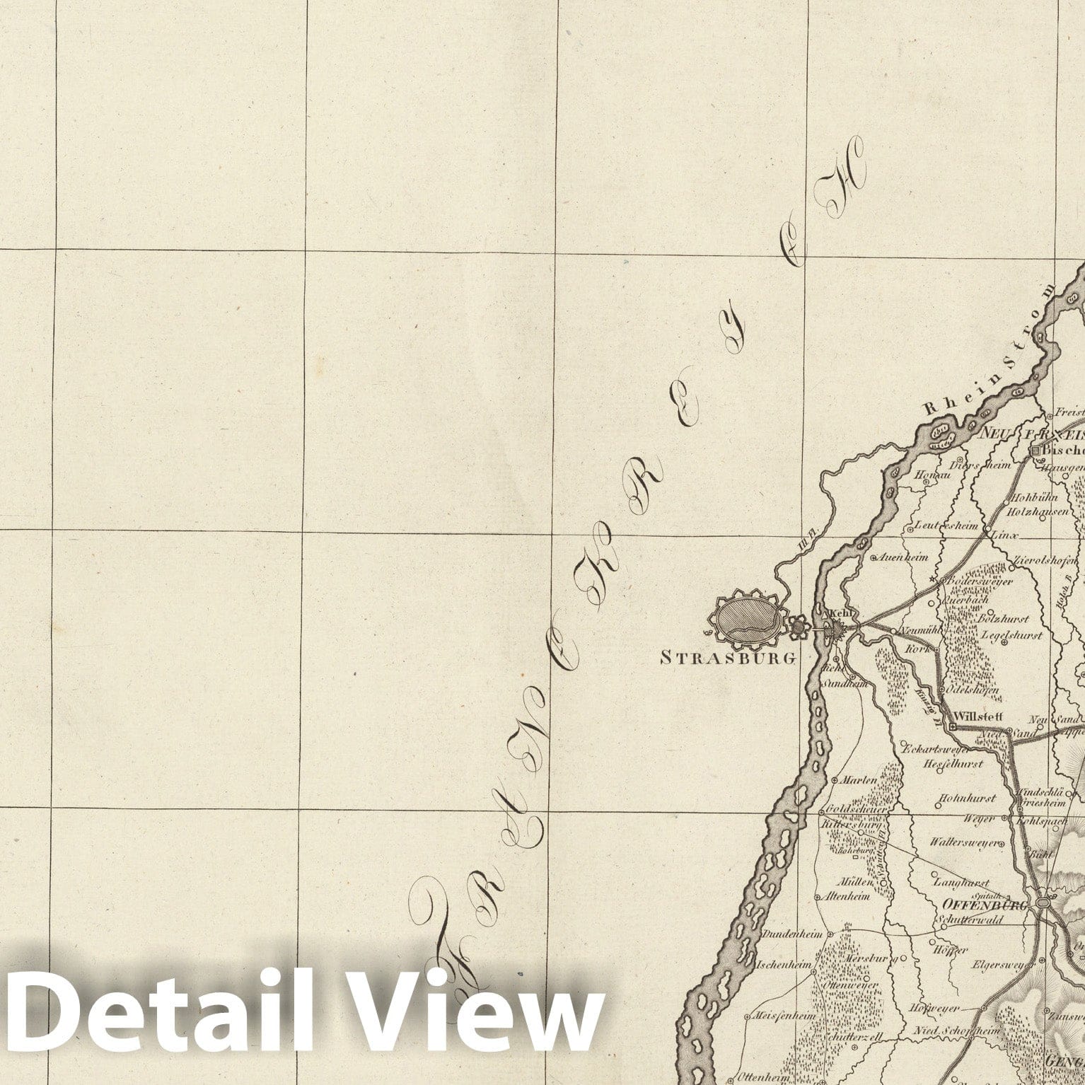 Historic Map : Sect. 141. Theil von Baden = Partie de Bade, 1813, Vintage Wall Decor