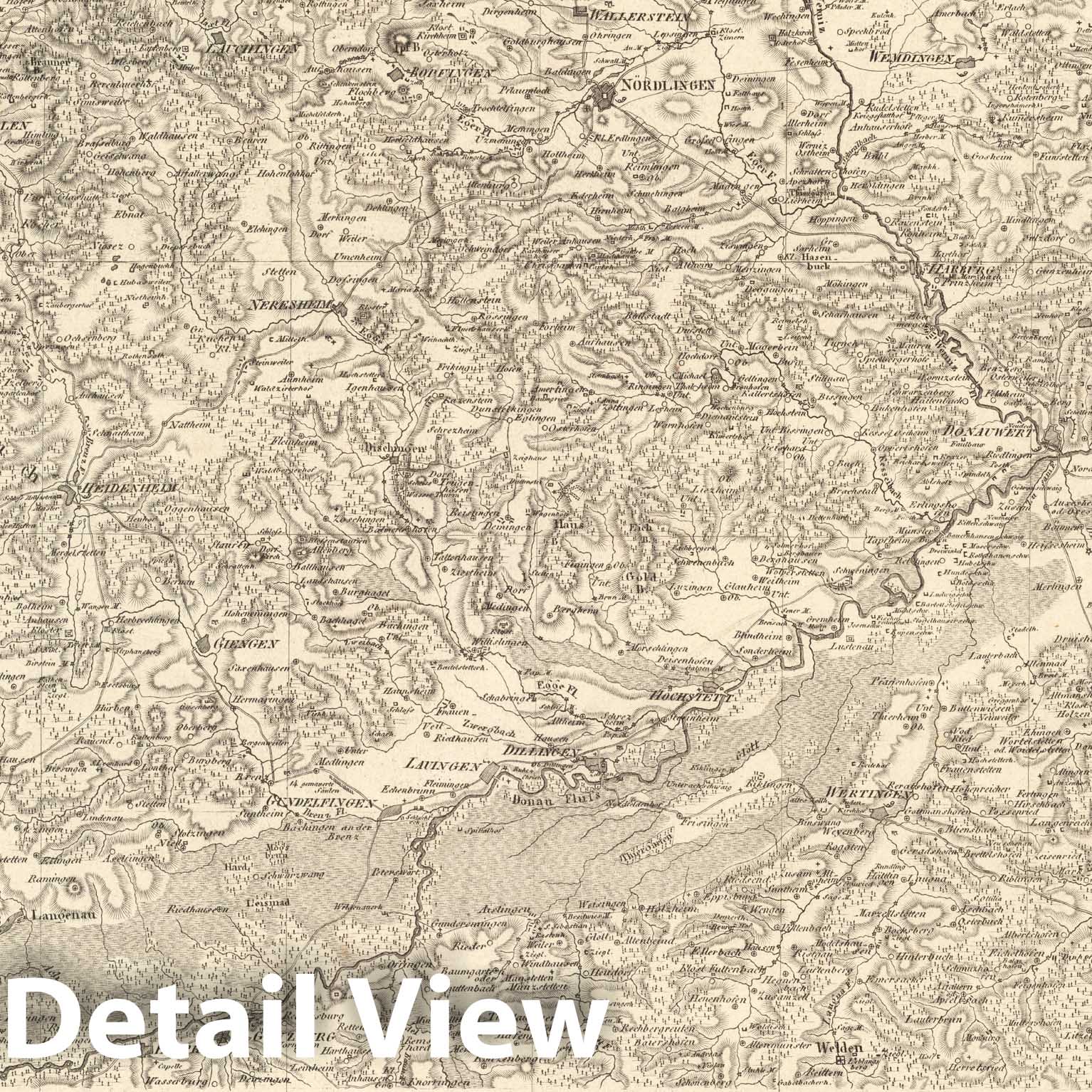 Historic Map : Sect. 144. Theil von Bayern = Partie de la Baviere, 1813, Vintage Wall Decor