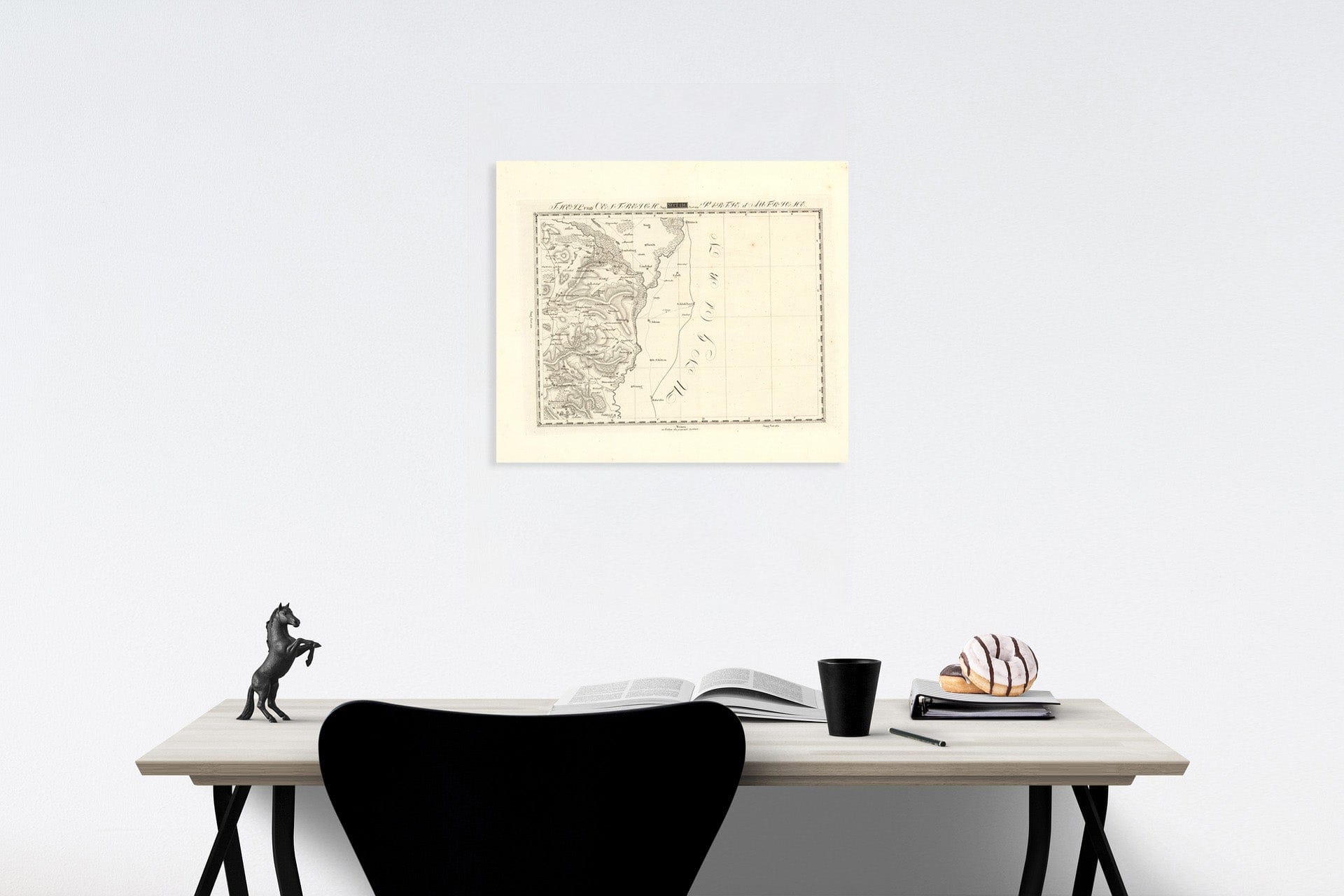 Historic Map : Sect. 151. Theil von Oestreich = Partie d'Autriche, 1813, Vintage Wall Decor