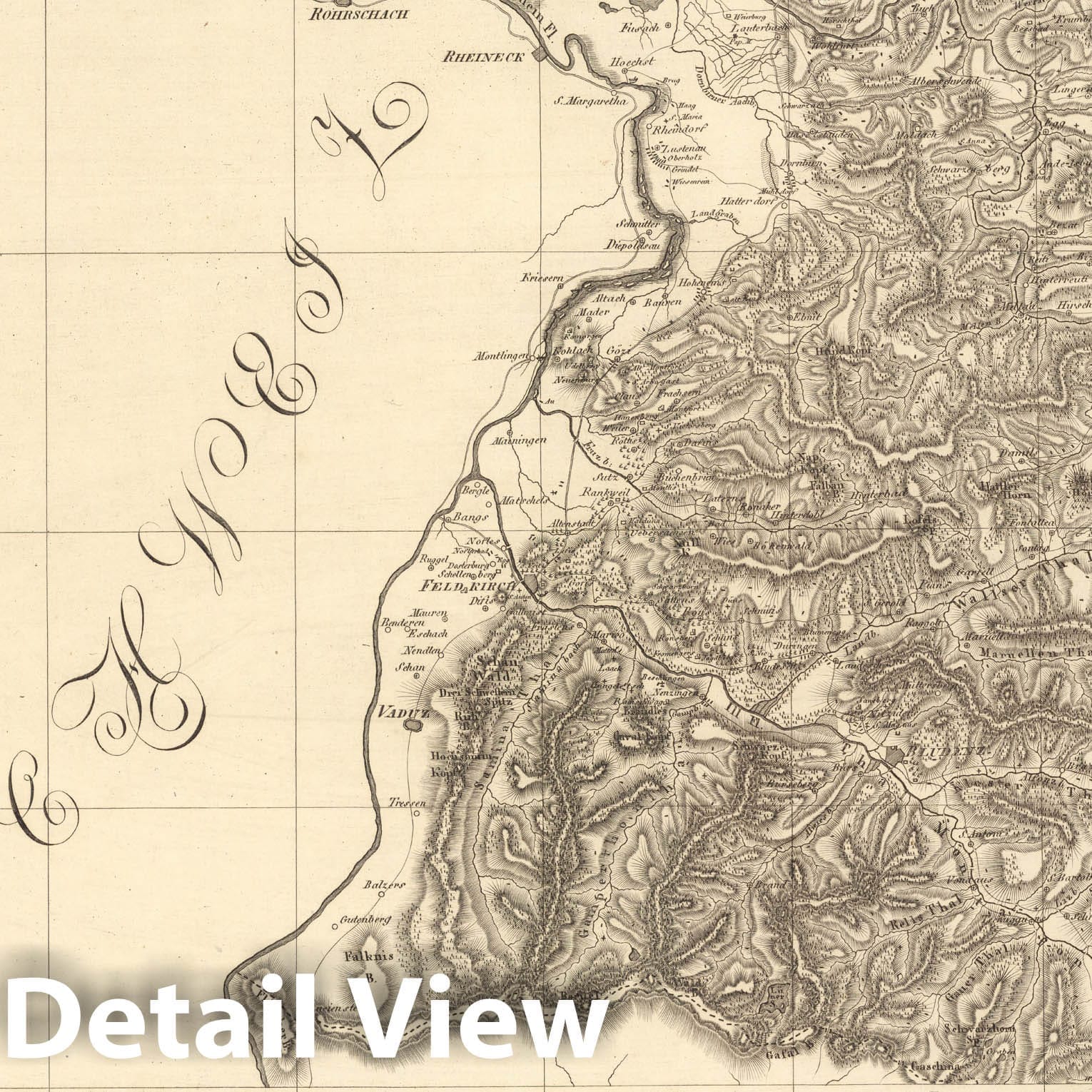 Historic Map : Sect. 173. Theil von Baiern = Partie de la Baviere, 1813, Vintage Wall Decor