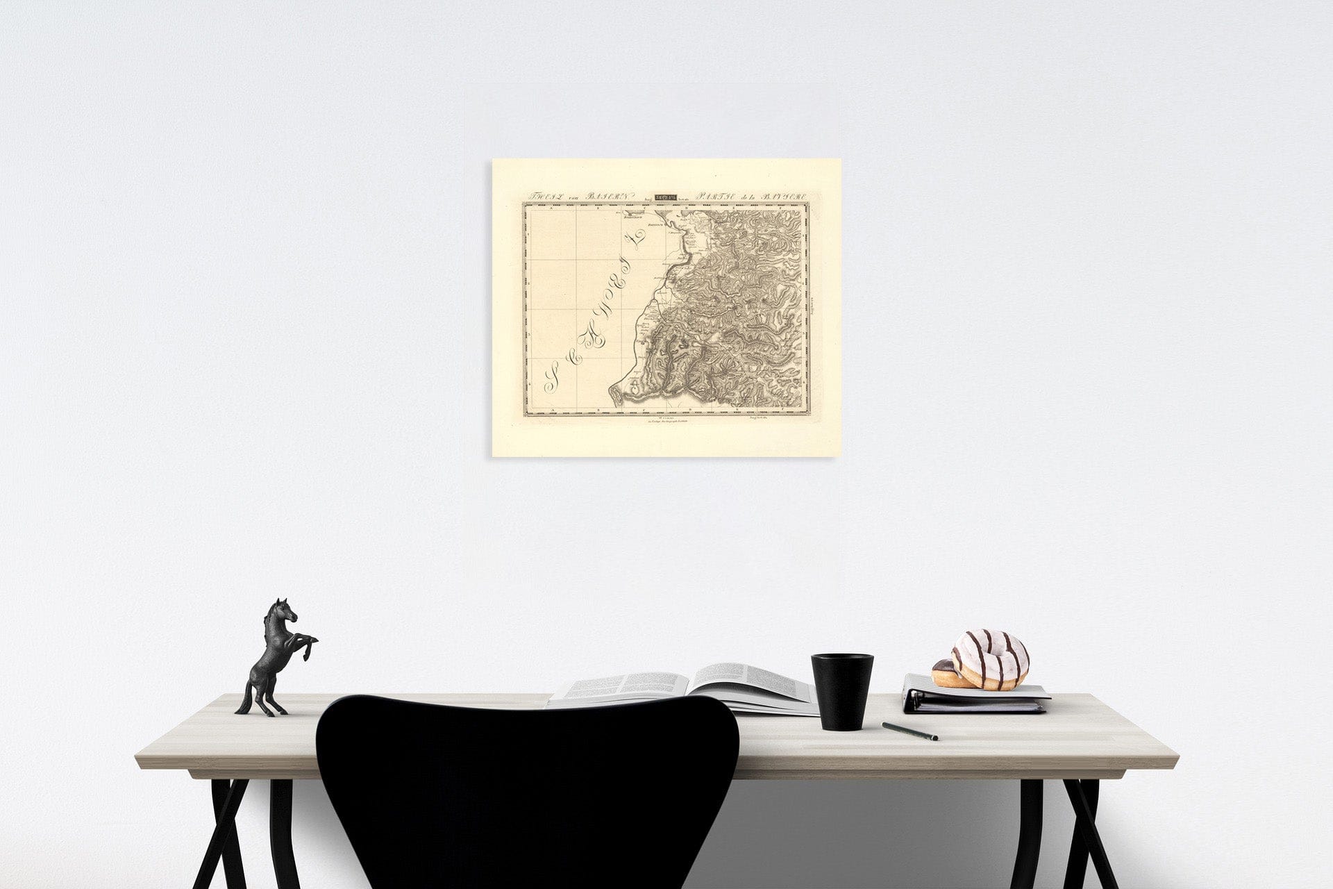Historic Map : Sect. 173. Theil von Baiern = Partie de la Baviere, 1813, Vintage Wall Decor