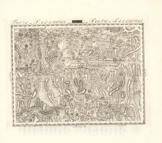 Historic Map : Sect. 176. Theil von Salzburg = Partie de Salzbourg, 1813, Vintage Wall Decor