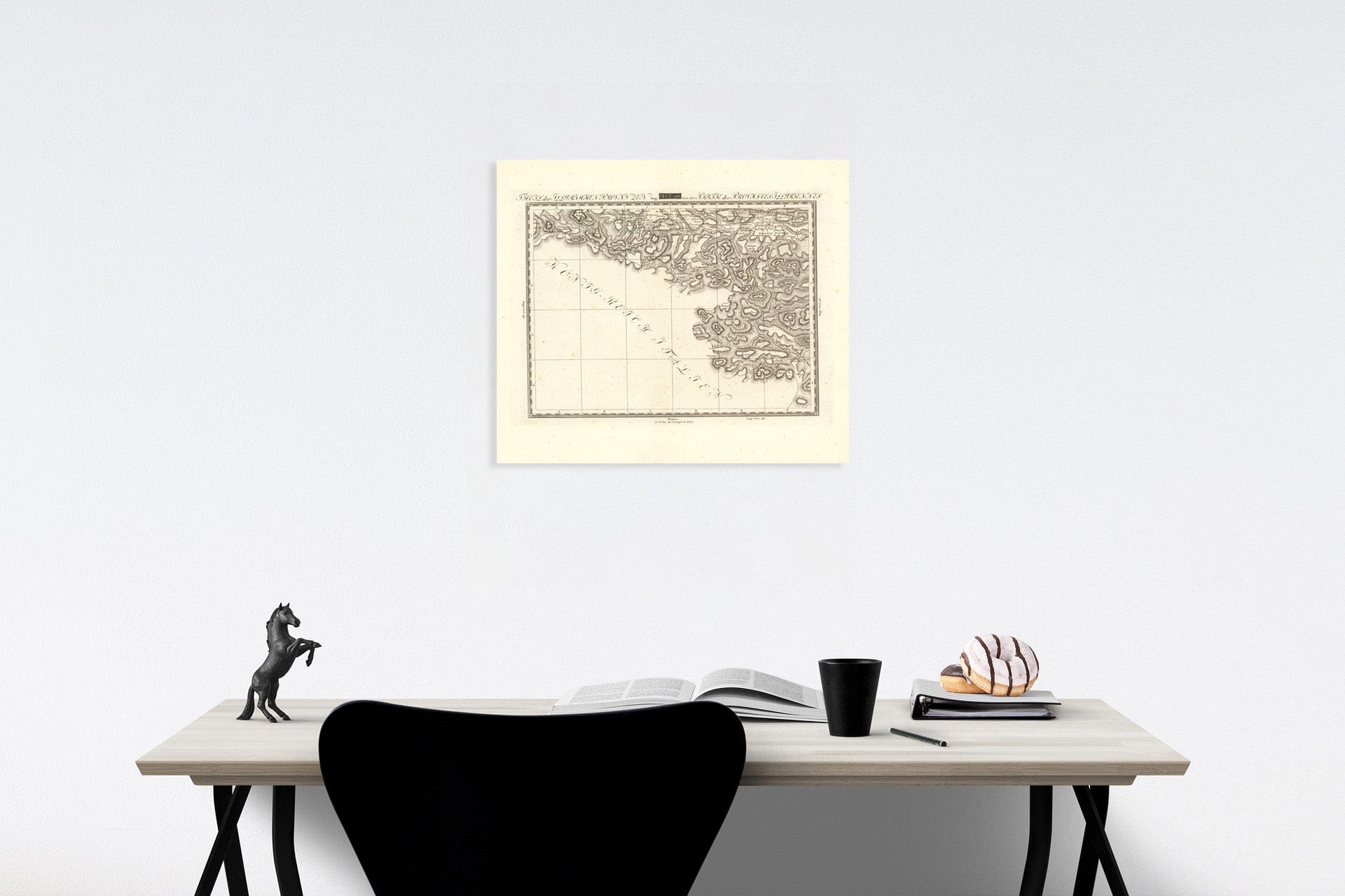 Historic Map : Sect. 192. Theil der Illyrischen Provinzen = Partie des Provinces Illyriennes, 1813, Vintage Wall Decor