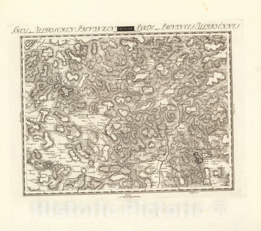 Historic Map : Sect. 199. Theil der Illyrischen Provinzen = Partie des Provinces Illyriennes, 1813, Vintage Wall Decor