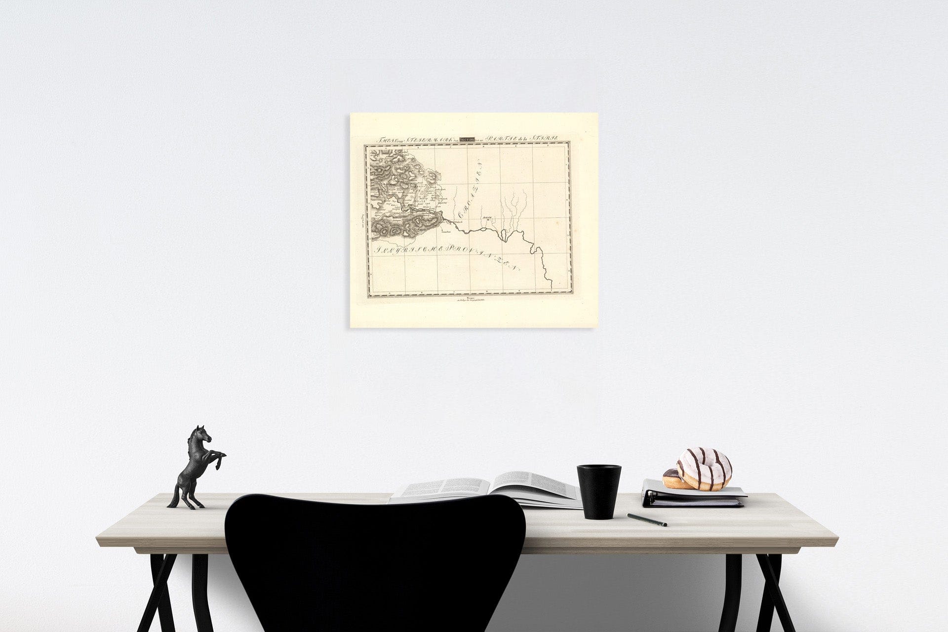 Historic Map : Sect. 201. Theil von Steiermark = Partie de la Stirie, 1813, Vintage Wall Decor